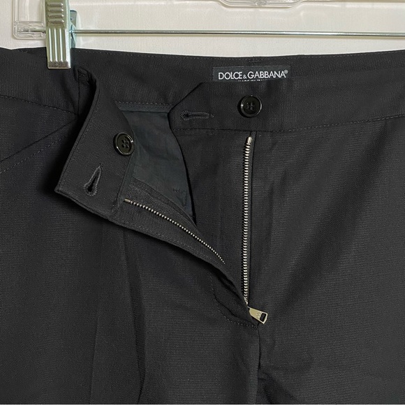 Dolce & Gabbana | Black Wool Dress Pants w Pockets Size 48 Italy/ 38 US Men - Picture 4 of 16